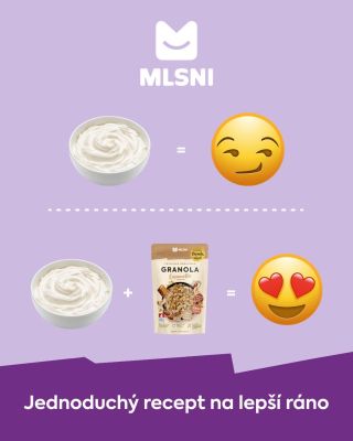 Prozradíme vám malé tajemství… známe totiž recept na lepší ráno! ☀️ Stačí přidat naši granolu a i ta nejobyčejnější...