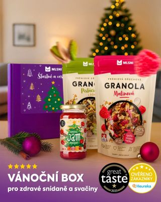 Stále tápete, co letos nadělit pod stromeček? 🎄 Sáhněte po našem vánočním boxu plném prémiové granoly, voňavého džemu nebo...